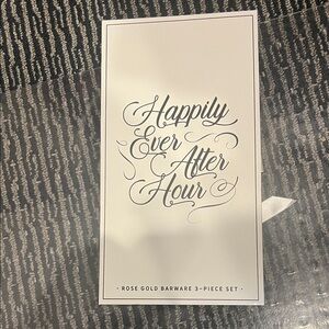 Rose Gold Barware 3-Piece Set